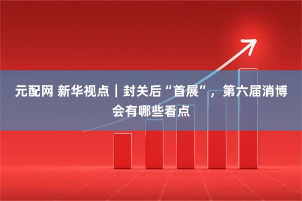 元配网 新华视点｜封关后“首展”，第六届消博会有哪些看点